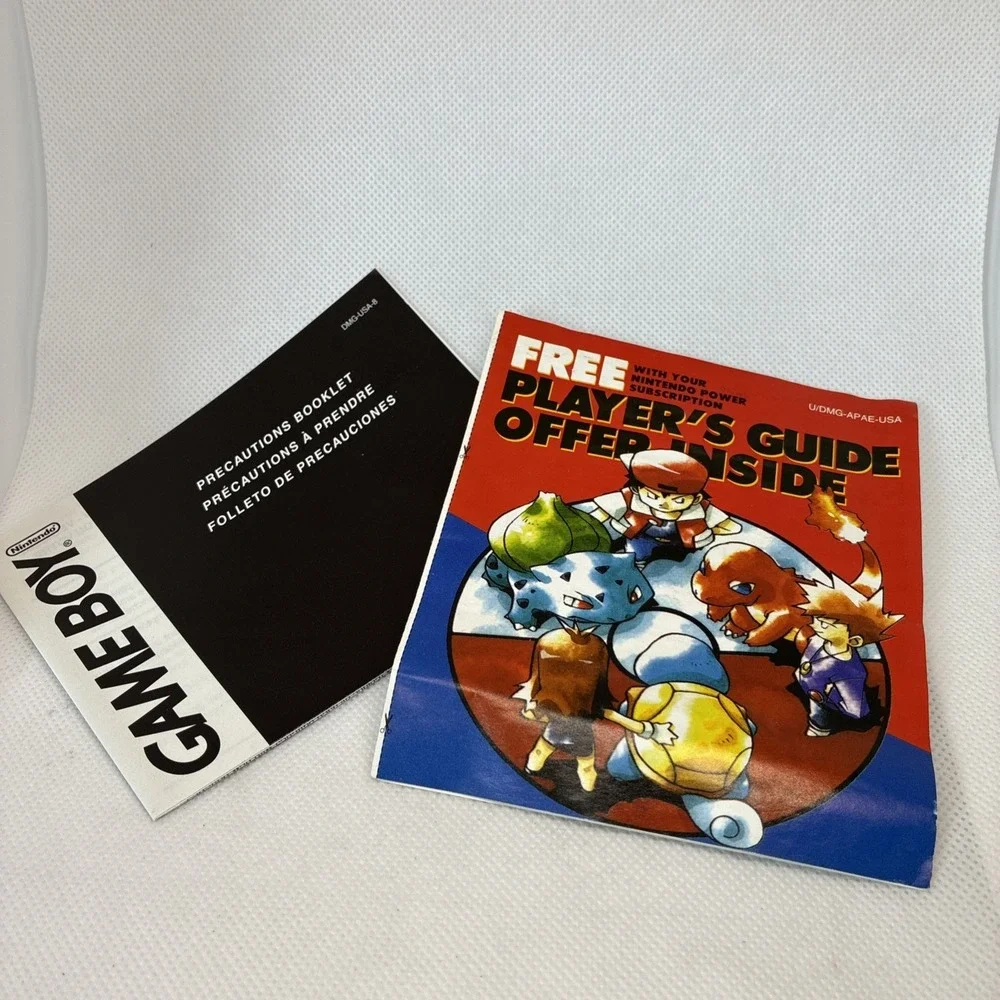 Pokemon Blue Red Game Boy Nintendo Power Player's Guide Offer Insert Only No Box